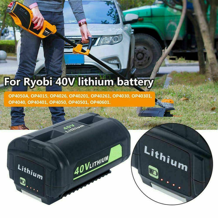 RYOBI 36V 4.0Ah 4.0 Ah 4Ah Hi-Tech Lithium Ion Compatible Battery Cordless BPL3640D2 - Battery Mate