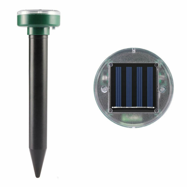 Ultrasonic Solar Powered Rodent Mole Rat Mouse Repeller Deterrent Cont ...