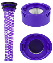 Load image into Gallery viewer, 1 Pack Replacement Filter for Dyson V7 V8 Vacuum Parts, 1pc Pre-Filters and 1pc HEPA Post-Filters Compatible with Dyson V7 V8 Animal and Absolute Vacuum Cleaner,Replaces Part # 965661-01 and 967478-01 (1 Set) - Battery Mate