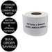 1 Roll | Dymo Compatible SD99014 LabelWriter 450 Seiko Product Labels 54mm x 101mm 99014 - Battery Mate
