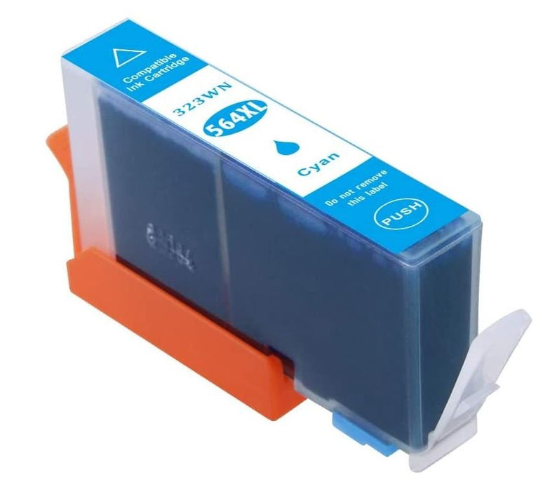 1 x Compatible HP 564XL Cyan High Yield Inkjet Cartridge CN684WA - 550 Pages - Battery Mate