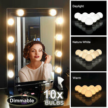 Load image into Gallery viewer, 10 Bulbs Hollywood Style Dimmable Lamp Vanity Light LED Make Up Mirror Lights - Battery Mate