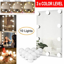 Load image into Gallery viewer, 10 Bulbs Hollywood Style Dimmable Lamp Vanity Light LED Make Up Mirror Lights - Battery Mate