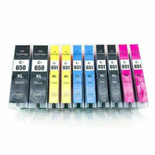 Load image into Gallery viewer, 10 Pack x CLI 651 XL PGI 650 Ink for Canon Pixma IP7260 MX926 MG5460 MX920 - Battery Mate
