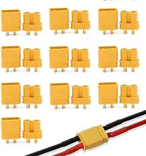Load image into Gallery viewer, 10 pairs XT30 Male Female Bullet Connector Plug For Lipo Battery - Battery Mate
