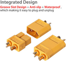 Load image into Gallery viewer, 10 pairs XT30 Male Female Bullet Connector Plug For Lipo Battery - Battery Mate