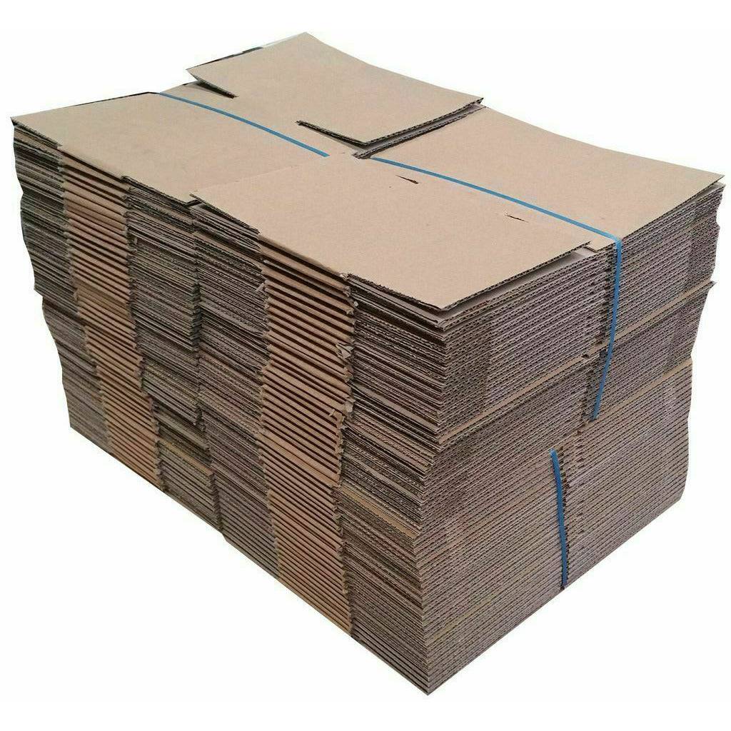 10 Pieces x Kraft Paper Box Corrugated Packaging For Shipping / Moving Big Sizes - Battery Mate