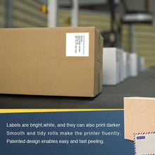 Load image into Gallery viewer, 10 Rolls | Compatible Brother DK-22205 62mm x 30.48m(2-3/7" x 100') Continuous Length Paper Tape Labels without Cartridge - Battery Mate