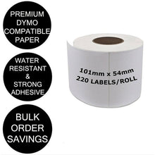 Load image into Gallery viewer, 10 Rolls | Dymo Compatible SD99014 LabelWriter 450 Seiko Product Labels 54mm x 101mm 99014 - Battery Mate