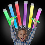 [100 Pack] 6 Inch Mixed Glow sticks Bulk Party Rave Light Disco Glow in The Dark
