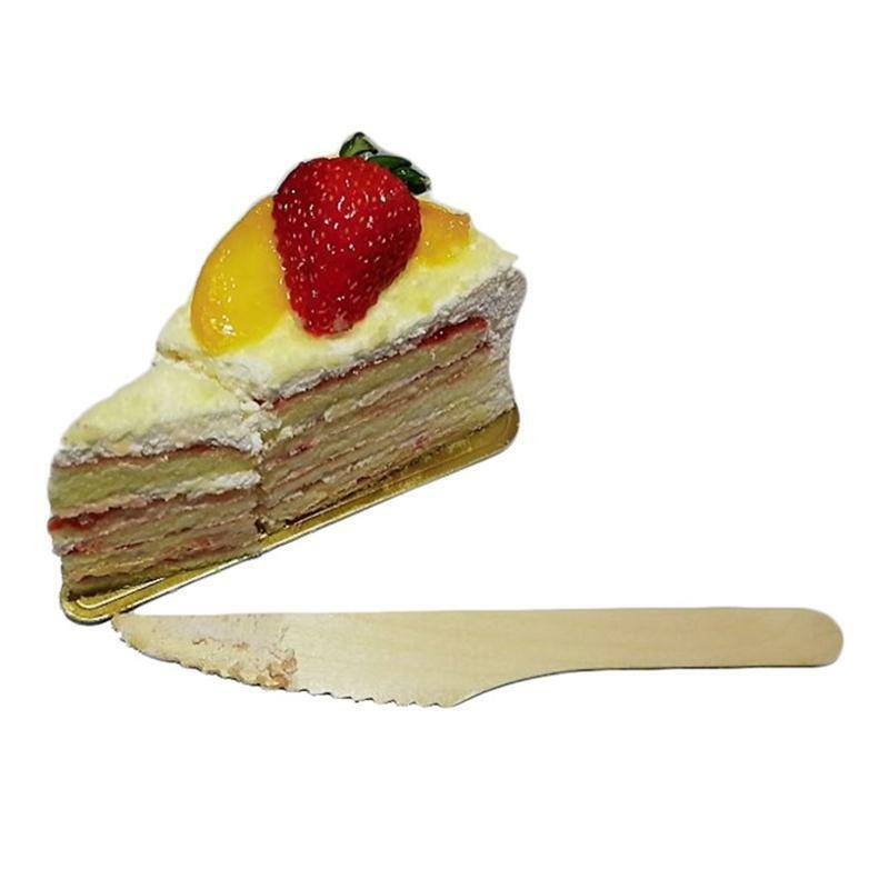 1000 Pack | Disposable Wooden Knife Biodegradable - Battery Mate