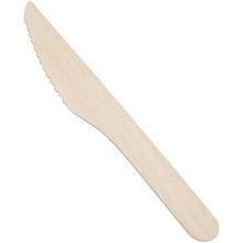 Load image into Gallery viewer, 1000 Pack | Disposable Wooden Knife Biodegradable - Battery Mate