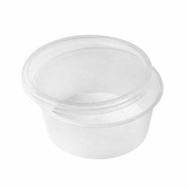 100ml | 100pcs Take away Containers Takeaway Food Plastic Lids Bulk - Battery Mate
