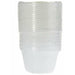 100ml | 100pcs Take away Containers Takeaway Food Plastic Lids Bulk - Battery Mate