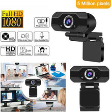 Load image into Gallery viewer, 1080P Webcam Full HD USB 2.0 For PC Desktop Laptop Web Camera with Microphone - Battery Mate