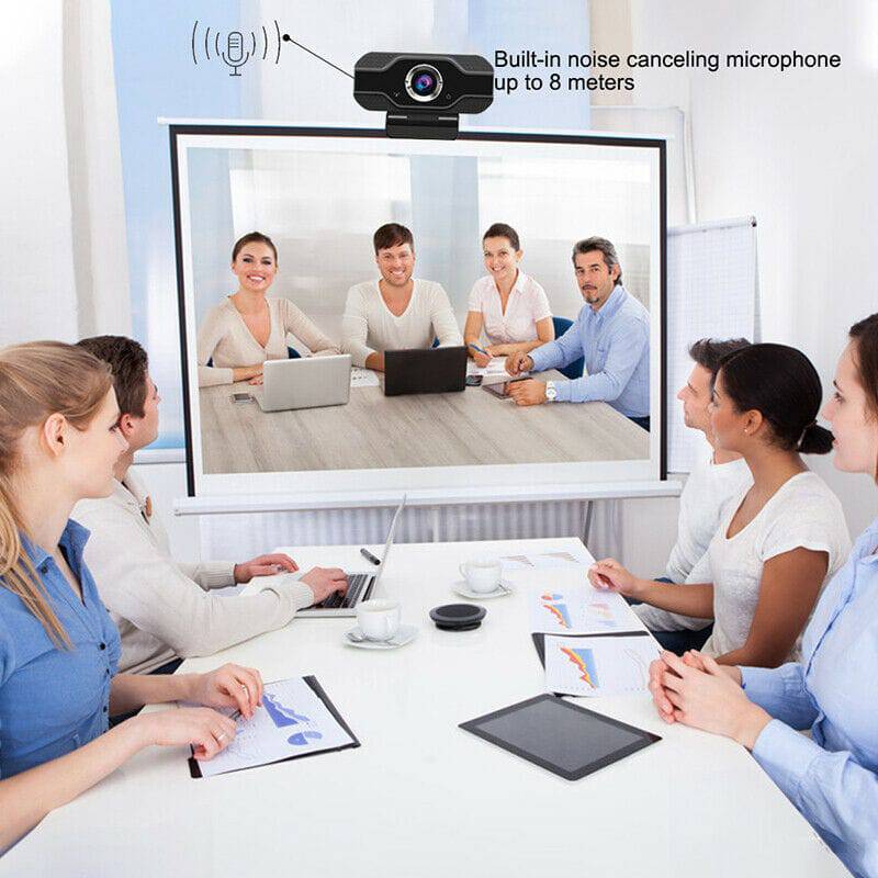 1080P Webcam Full HD USB 2.0 For PC Desktop Laptop Web Camera with Microphone - Battery Mate
