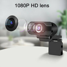 Load image into Gallery viewer, 1080P Webcam Full HD USB 2.0 For PC Desktop Laptop Web Camera with Microphone - Battery Mate