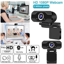 Load image into Gallery viewer, 1080P Webcam Full HD USB 2.0 For PC Desktop Laptop Web Camera with Microphone - Battery Mate