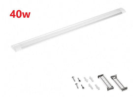 10PCS LED Slim Ceiling Batten Light Daylight 120CM 1.2M 6500K 4FT Coolwhite - Battery Mate