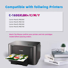 Load image into Gallery viewer, 10x PGI-1600XL Ink Cartridge for Canon Maxify MB2060 MB2160 MB2360 MB2760 - Battery Mate