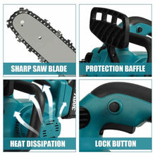 Load image into Gallery viewer, 12&#39;&#39; Electric Chainsaw Cordless Brushless Wood Cutting For Makita 18V + Battery - Battery Mate