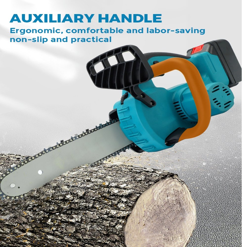12'' Electric Chainsaw Cordless Brushless Wood Cutting For Makita 18V + Battery - Battery Mate