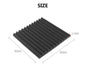 12 Pack | Acoustic Soundproof Foam Sound Absorbing Panels 30×30×2.5cm - Battery Mate