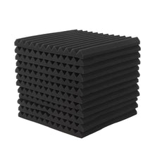 Load image into Gallery viewer, 12 Pack | Acoustic Soundproof Foam Sound Absorbing Panels 30×30×5cm - Battery Mate