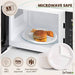 125 Pack | 100% Compostable 10 inch Heavy-Duty Plate with 3 Compartment - Battery Mate