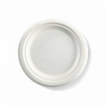 Load image into Gallery viewer, 125 Pack | 7″ Round Plate Sugarcane Dinner Plate - Battery Mate