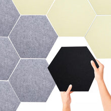 Load image into Gallery viewer, 12PCS Hexagon Acoustic Foam Panels Sound Absorbing Wall Proof Noises Tiles I2M9 - Battery Mate