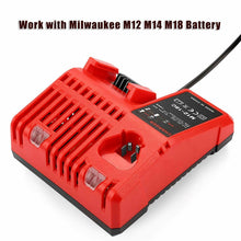 Load image into Gallery viewer, 12V-18V Battery Charger for Milwaukee M12-18C Multi Voltage Rapid Dual M12 &amp; M18 - Battery Mate