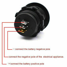 Load image into Gallery viewer, 12v / 24V AUX LED Dual Voltmeter Voltage Gauge Battery Monitor Panel Car Boat RV - Battery Mate