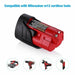 12V 3.5Ah For Milwaukee M12 M12B3 LITHIUM Cordless Battery 48-11-2401 2440 3.5A - Battery Mate