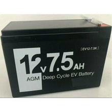 Load image into Gallery viewer, 12V 7.5Ah SLA AGM Deep Cycle Battery 4 eBike Scooter Toy Car Razor 6FM7 >12v 7.0 - Battery Mate