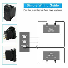 Load image into Gallery viewer, 12V Volt meter Dual Battery Monitor LED Digital Car Boat Voltage Marine Gauge - Battery Mate