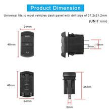 Load image into Gallery viewer, 12V Volt meter Dual Battery Monitor LED Digital Car Boat Voltage Marine Gauge AU - Battery Mate