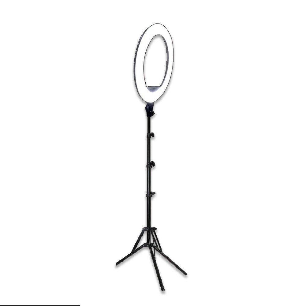 13" LED Ring Light Dimmable Lighting Kit Phone Selfie Tripod Stand Youtube Live - Battery Mate