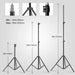 135W Photography Studio Softbox Continuous Lighting Soft Box Light Stand - Battery Mate