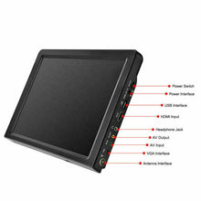 Load image into Gallery viewer, 14&quot; 1080P HD Digital Portable Car TV HD TFT LED DVB T2 12V TV Player MP4 Player - Battery Mate