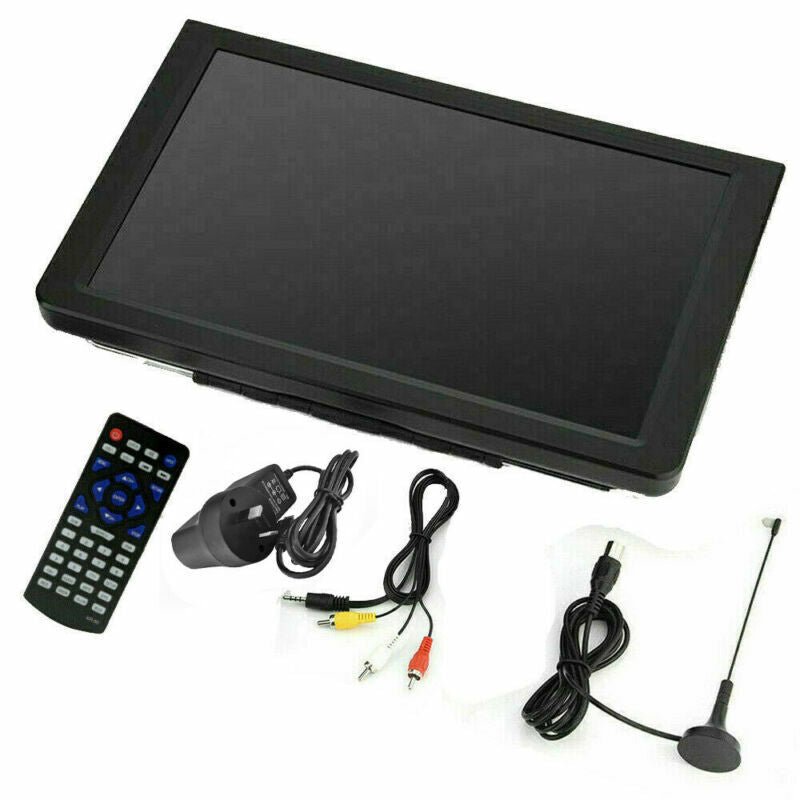 14" 1080P HD Digital Portable Car TV HD TFT LED DVB T2 12V TV Player MP4 Player - Battery Mate