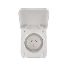 Load image into Gallery viewer, 15A Amp RV Caravan Power Outlet 240V Motor Home Socket White - Battery Mate
