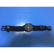 Load image into Gallery viewer, 16 in 1 Camping Hiking Gear Survival Watch Compass Flint Fire Thermometer - Battery Mate
