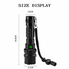 Load image into Gallery viewer, 180000LM L2 LED Tactical Flashlight USB Rechargeable Camping Hunting Torch - Battery Mate