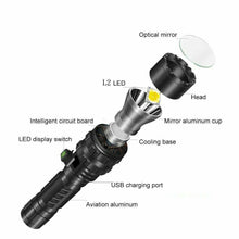 Load image into Gallery viewer, 180000LM L2 LED Tactical Flashlight USB Rechargeable Camping Hunting Torch - Battery Mate