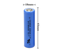 Load image into Gallery viewer, 18650 3.7V 1300mAh High Output Li-ion Rechargeable Battery - Battery Mate