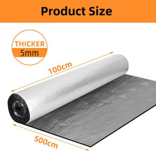 Load image into Gallery viewer, 1Mx5M Sound Deadener Roller Car Insulation Mat Heat Shield Noise Adhesive Foam - Battery Mate