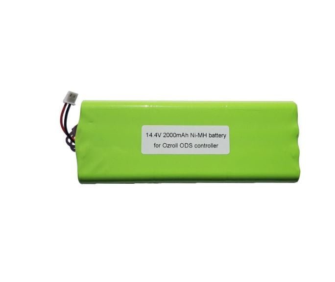 [2 Pack] 2000mAh OZRoll Replacement Battery Premium ODS Control 10 Roller Remote - Battery Mate