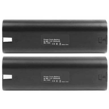 [2 Pack] 7.2V Makita Compatible Battery | 7000 3500mAh Ni-MH Battery - Battery Mate