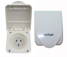 Load image into Gallery viewer, 2 Pack Caravan, Motorhome, RV 10Amp or 15 Amp Power Outlet Socket - Battery Mate